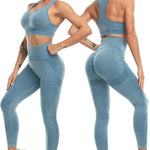 Conjuntos de entrenamiento de 3 piezas para mujer, leggings con levantamiento de glúteos con brasier deportivo de alto impacto, pantalones cortos de gimnasio